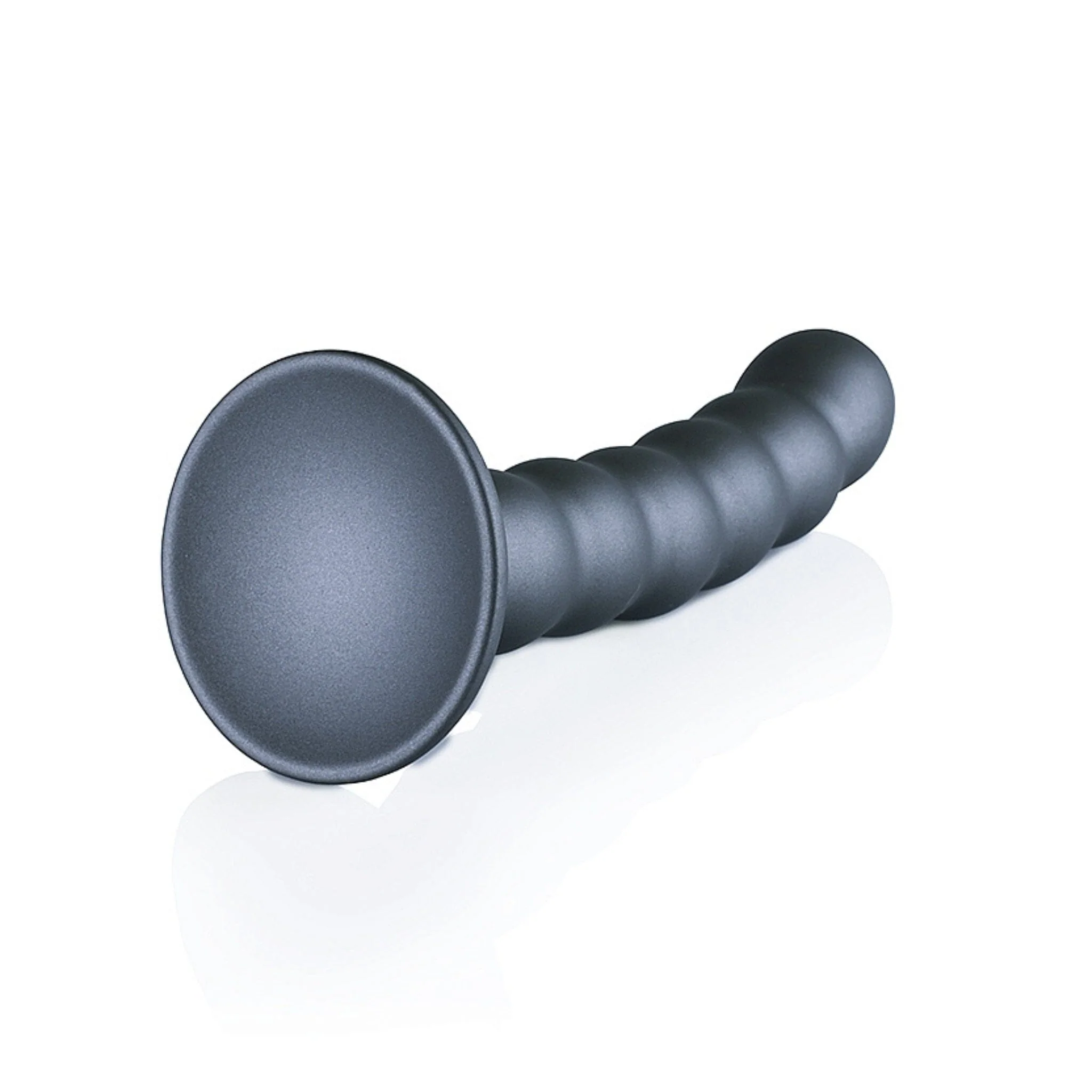 5-Inch Beaded Silicone Dildo - Slim - Image 3