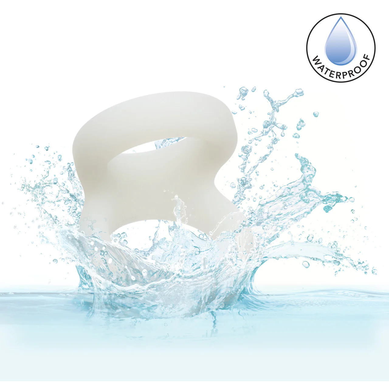 Alpha Glow Ring, Soft Silicone Cock & Balls Ring - Image 3