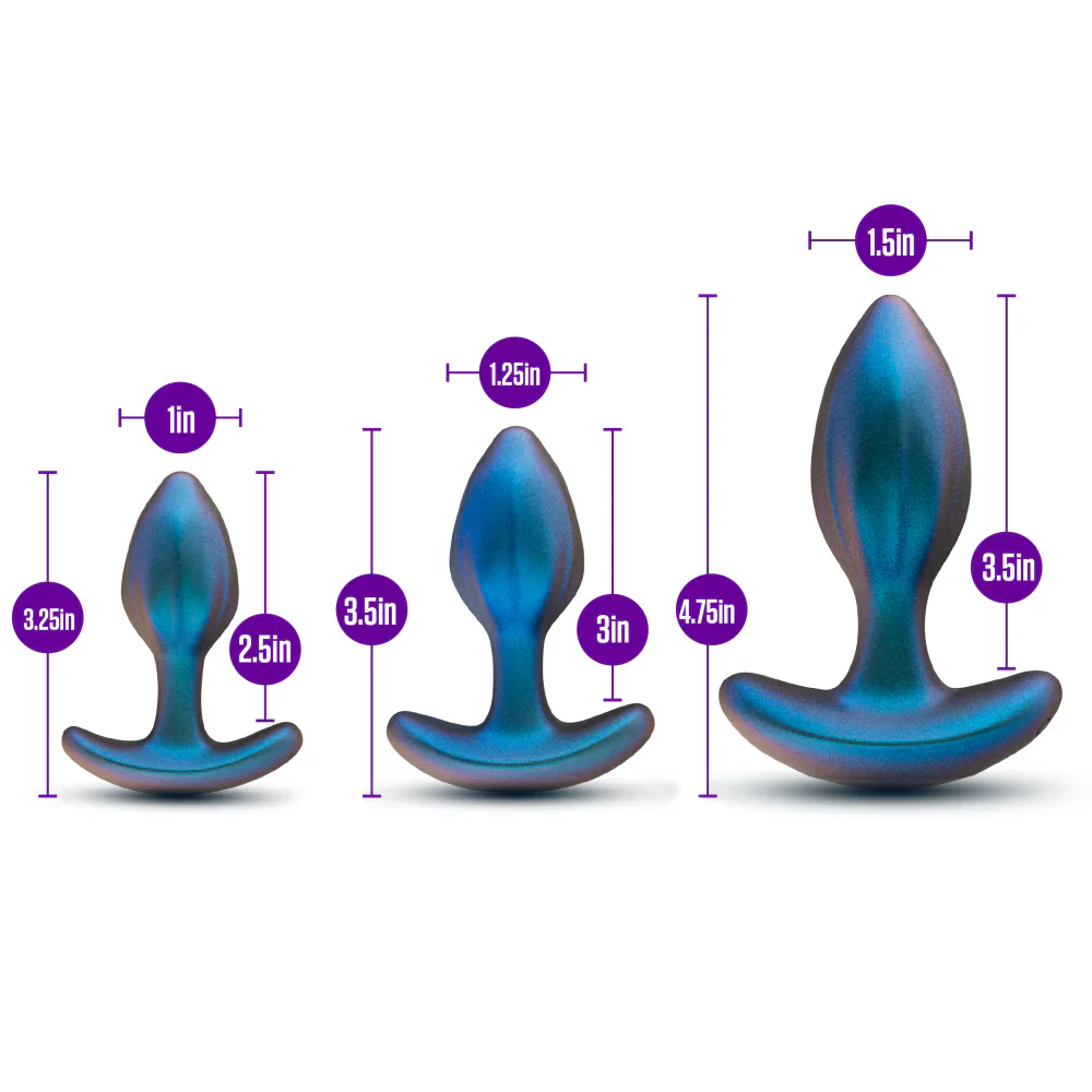Anal Adventures Cosmos 3-Plug Booty Set - Image 3