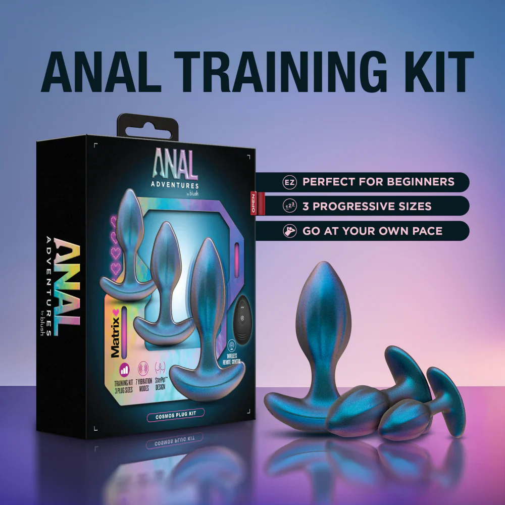 Anal Adventures Cosmos 3-Plug Booty Set - Image 5