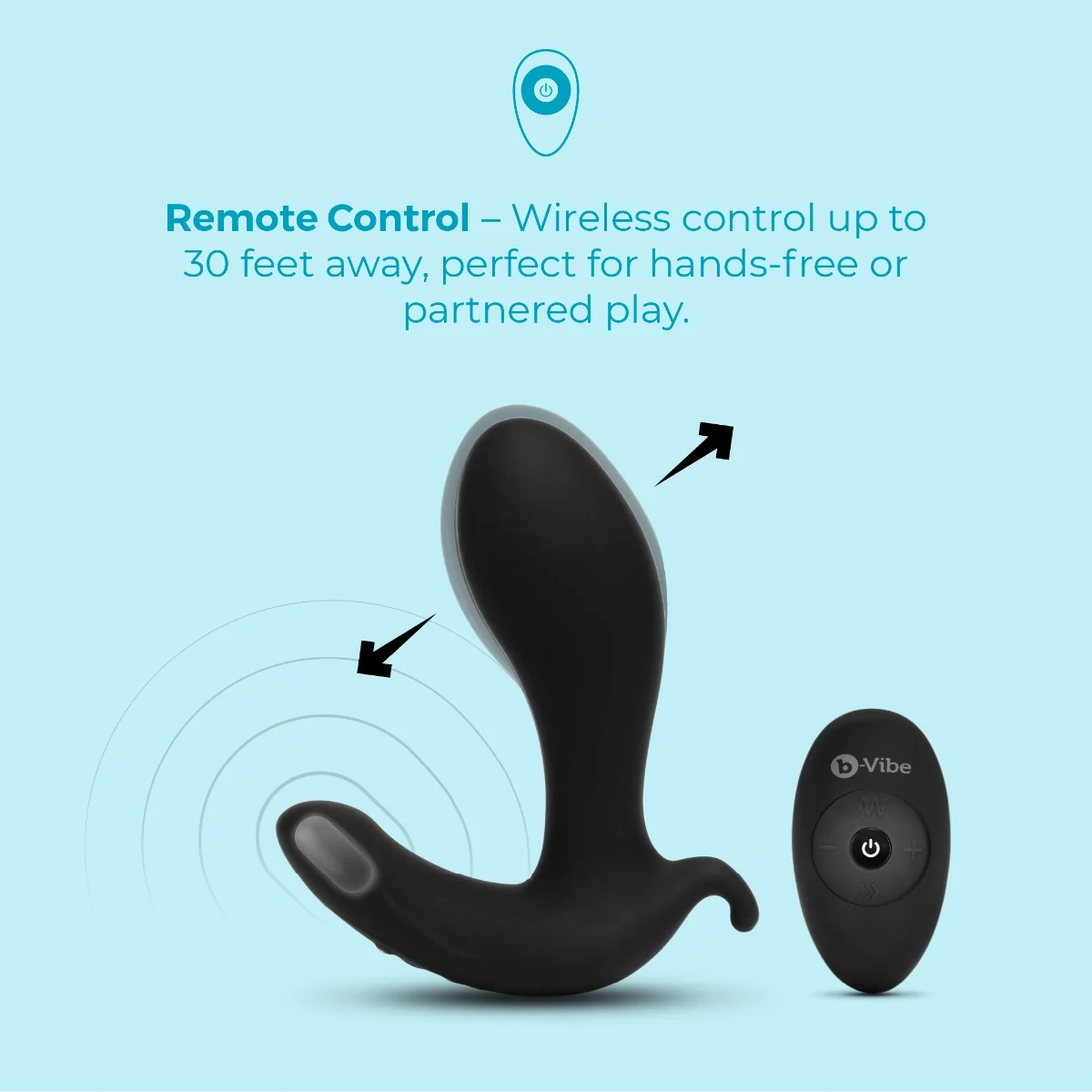 b-Vibe Expand Inflatable Prostate Vibrator - Image 3