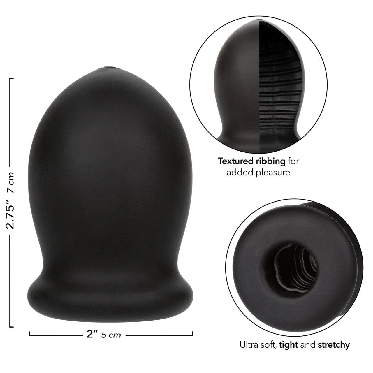 Boundless Rechargeable FTM Vibrating Stroker - Soft Silicone Glans Vibrator - Image 5