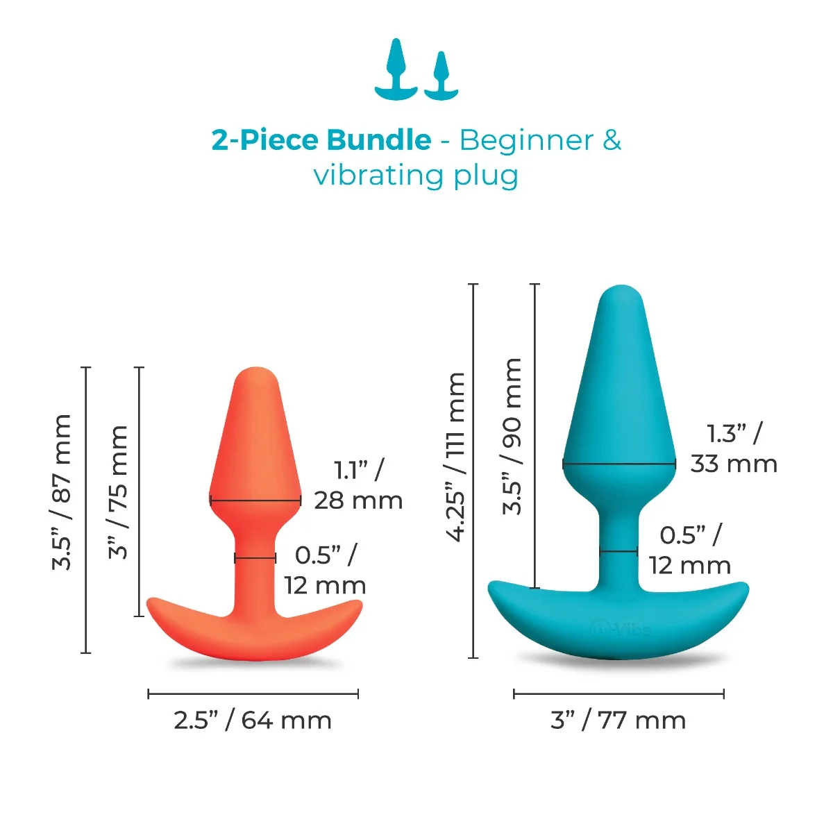 Butties Anal Training Bundle - 2 Butt Plugs - Image 5