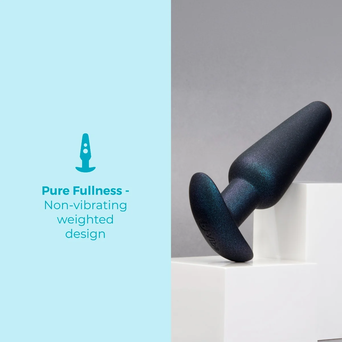 Butties Hefty Weighted Silicone Plug by b-Vibe - Image 2