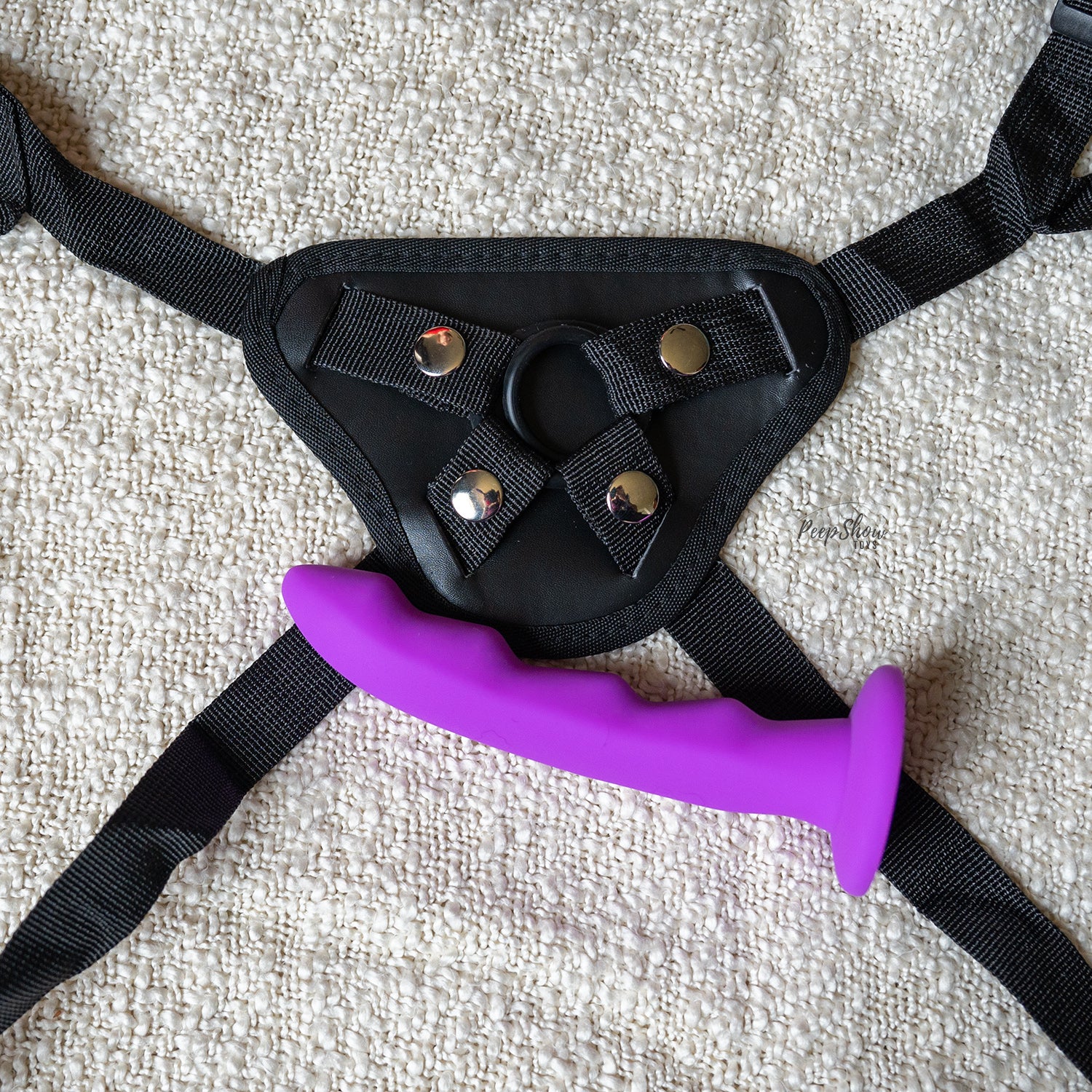 Cavelier 6" Strap-On Dildo Harness Kit - Image 3