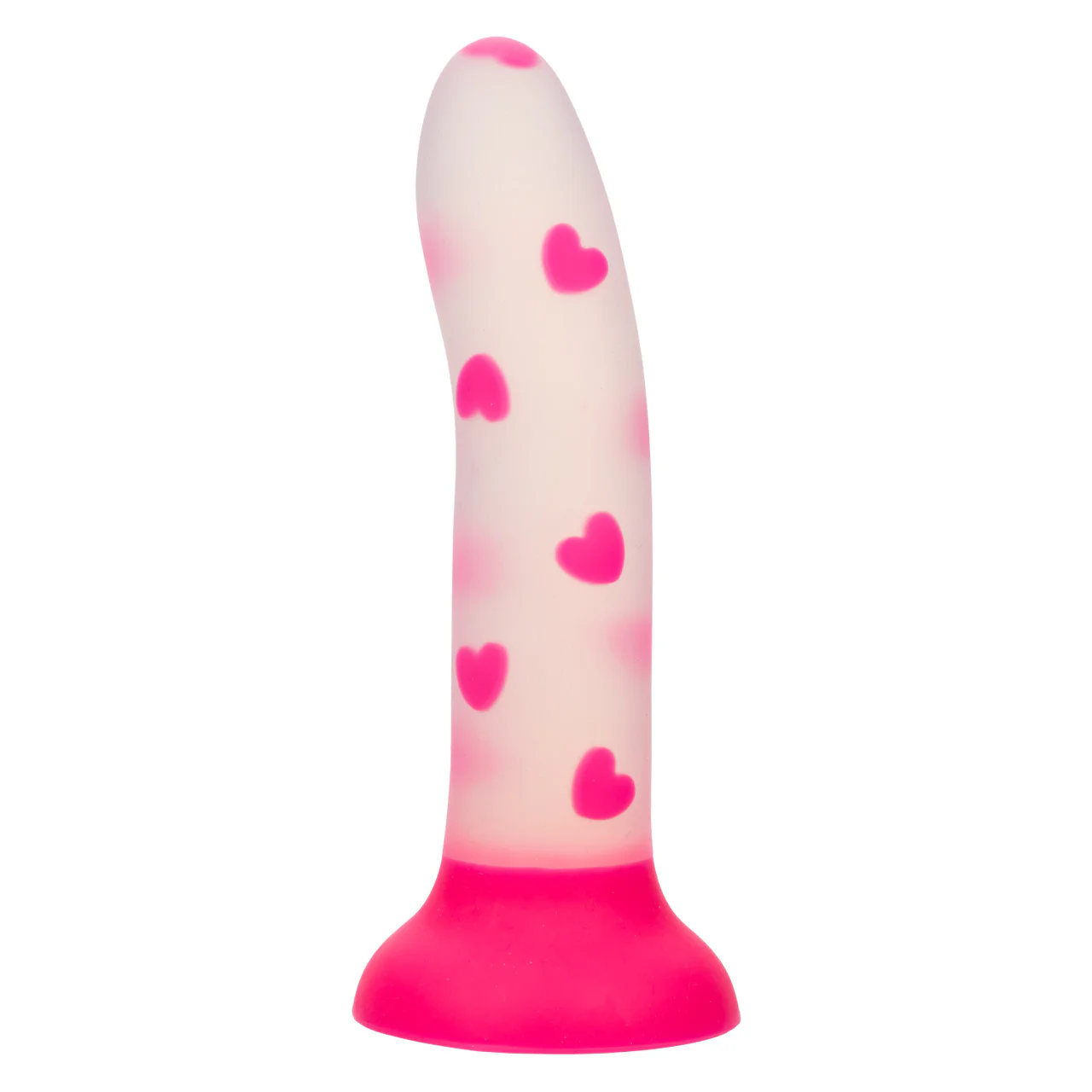 Glow Stick Heart Silicone Dildo GITD - Image 4