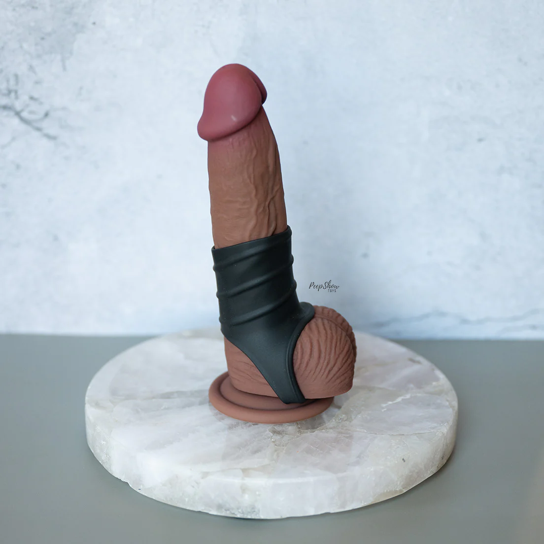 Levelz Silicone Cock Ring & Ribbed Sleeve - Image 2