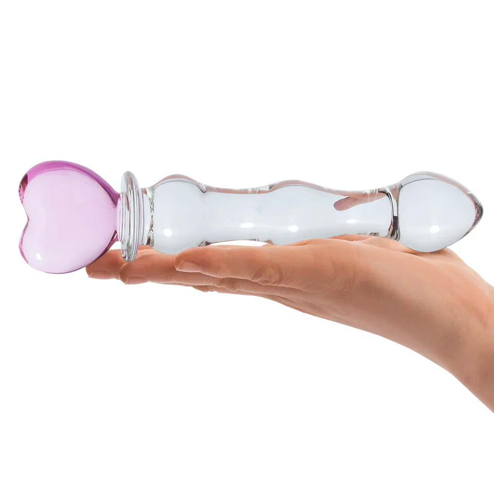 8" Sweetheart Glass Dildo - Image 2