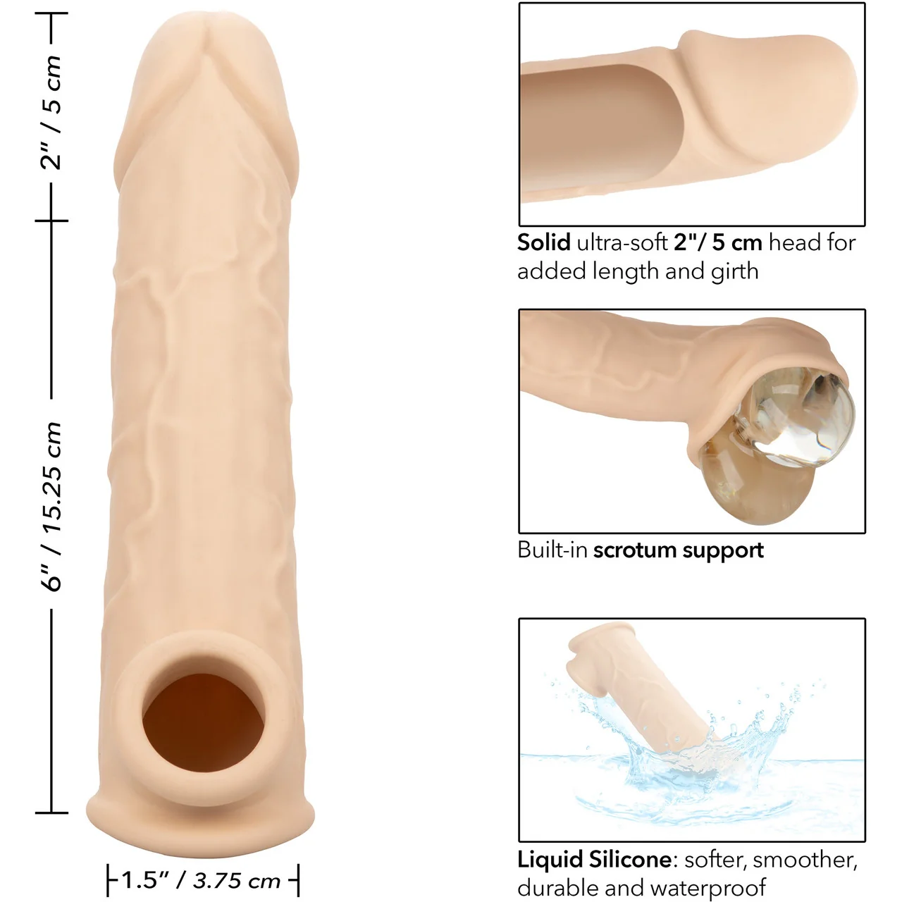 Performance Maxx 8" Silicone Penis Extender - Image 7