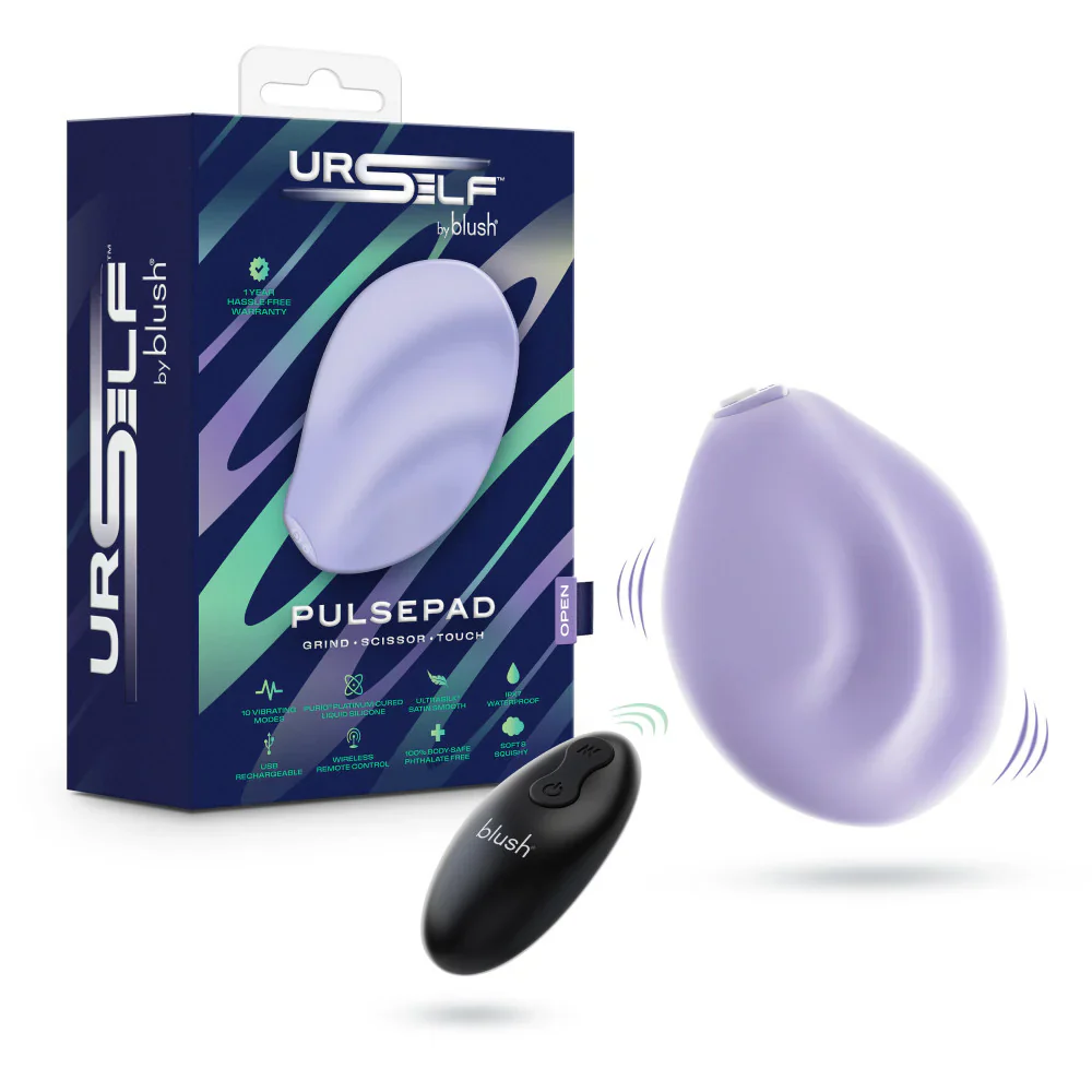 PulsePad Soft-Silicone Grinding Vibrator with Remote