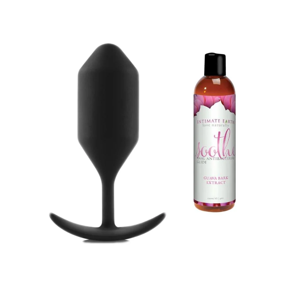 b-Vibe Advanced Vibrating Snug Plug with Free Lube Bundle - Image 2