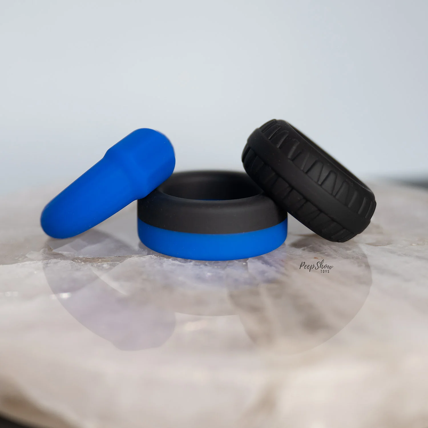 Soft-Silicone Ring Pack, 3 Styles Bundled - Image 8