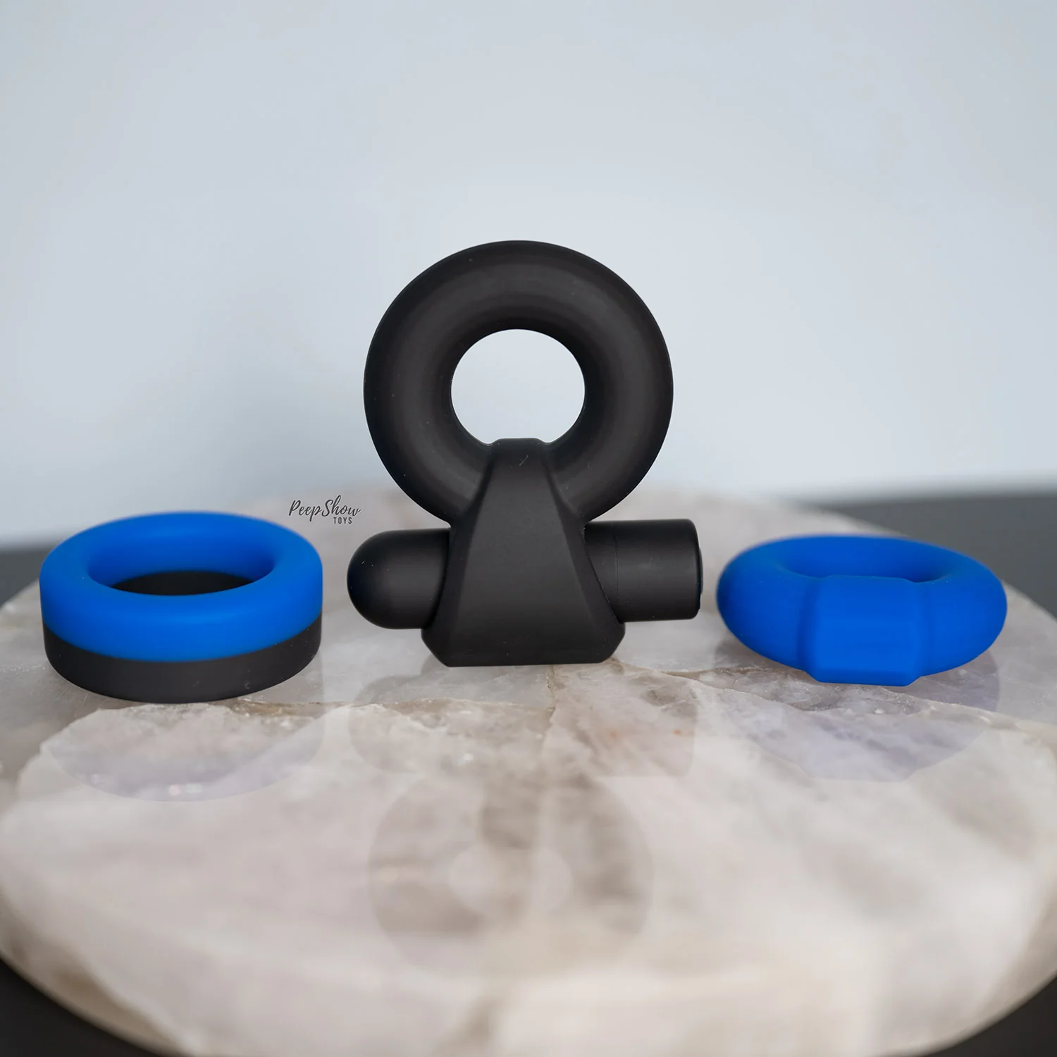 Vibrating & Soft-Silicone Ring Pack, 3 Styles