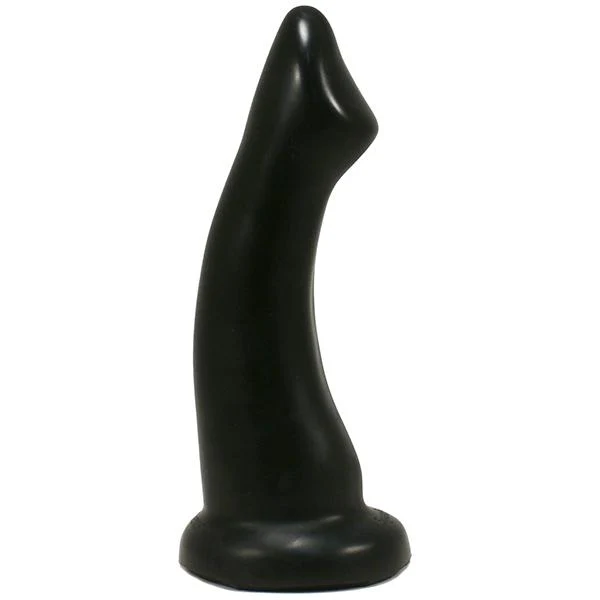 SquarePegToys® Little Demon Firmer Black Silicone Dildo / Anal Plug