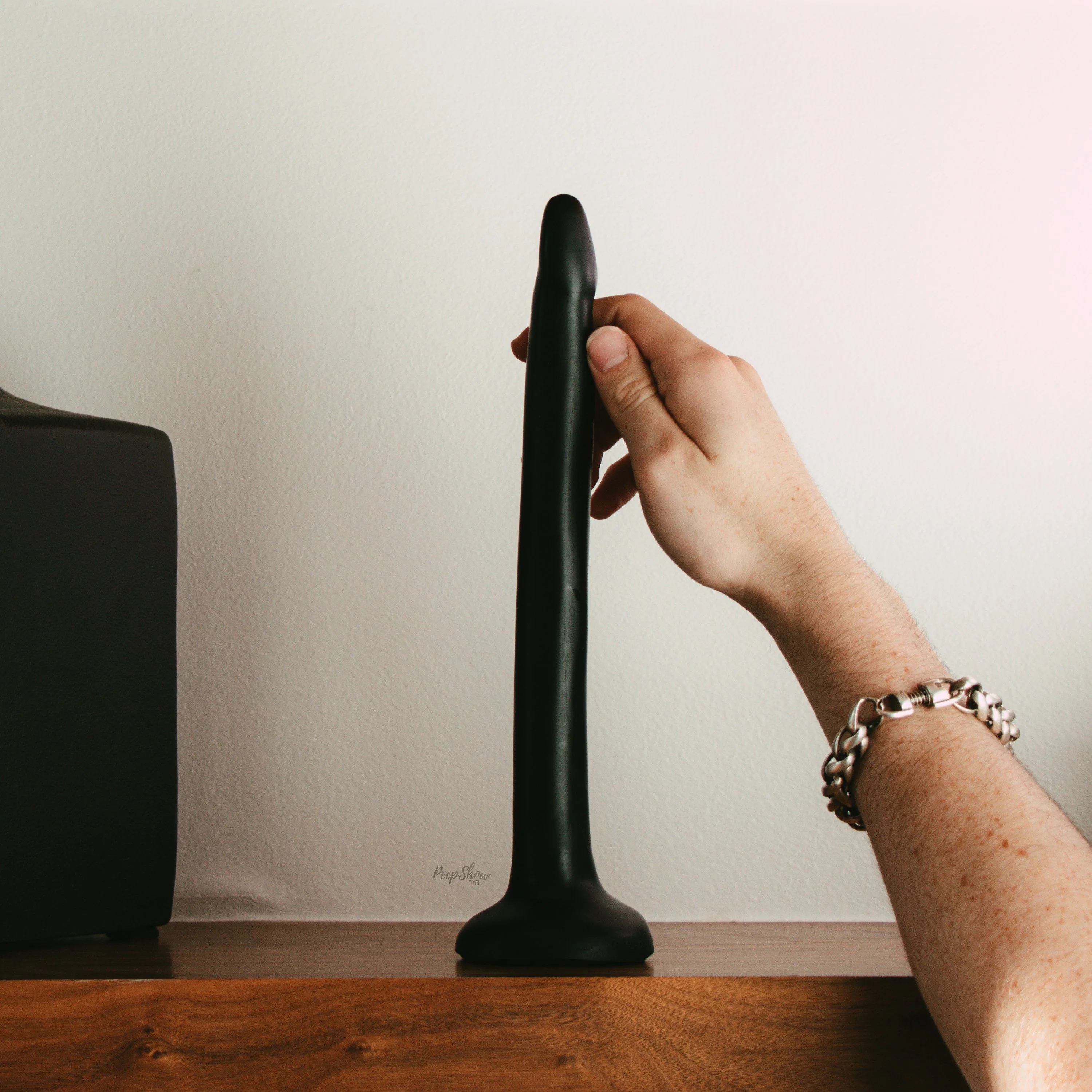 SquarePegToys® The Slim Firmer Silicone Deepthroat Dildo / Depth Probe - Image 2