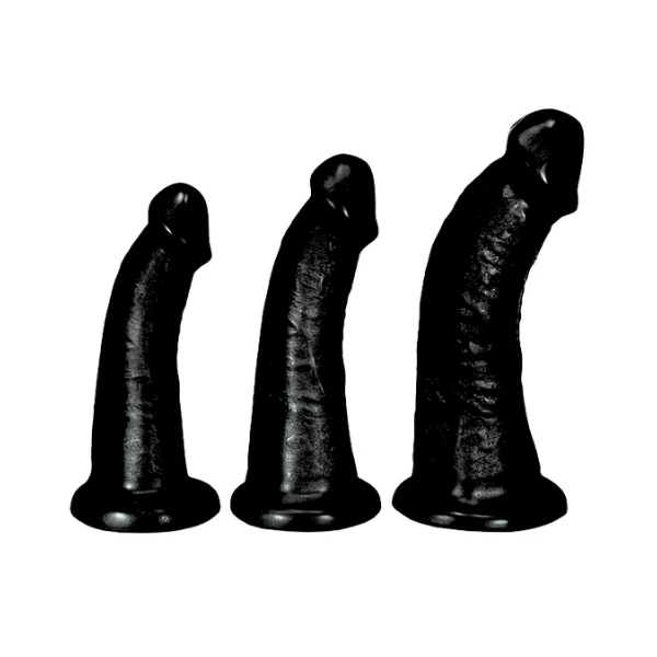 SquarePegToys® Wyatt Harness - Firmer Black w/ Suction Cup - Image 3