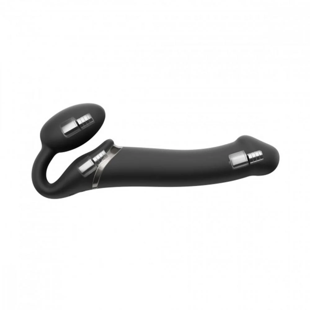 Strap-On-Me Vibrating Bendable Strap-On Dildo with Remote Control - Image 5
