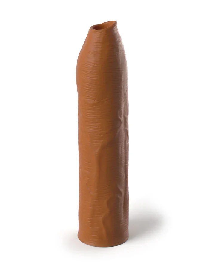 Uncut Silicone Penis Enhancer, 7-Inches, Hood-Up Foreskin - Image 11