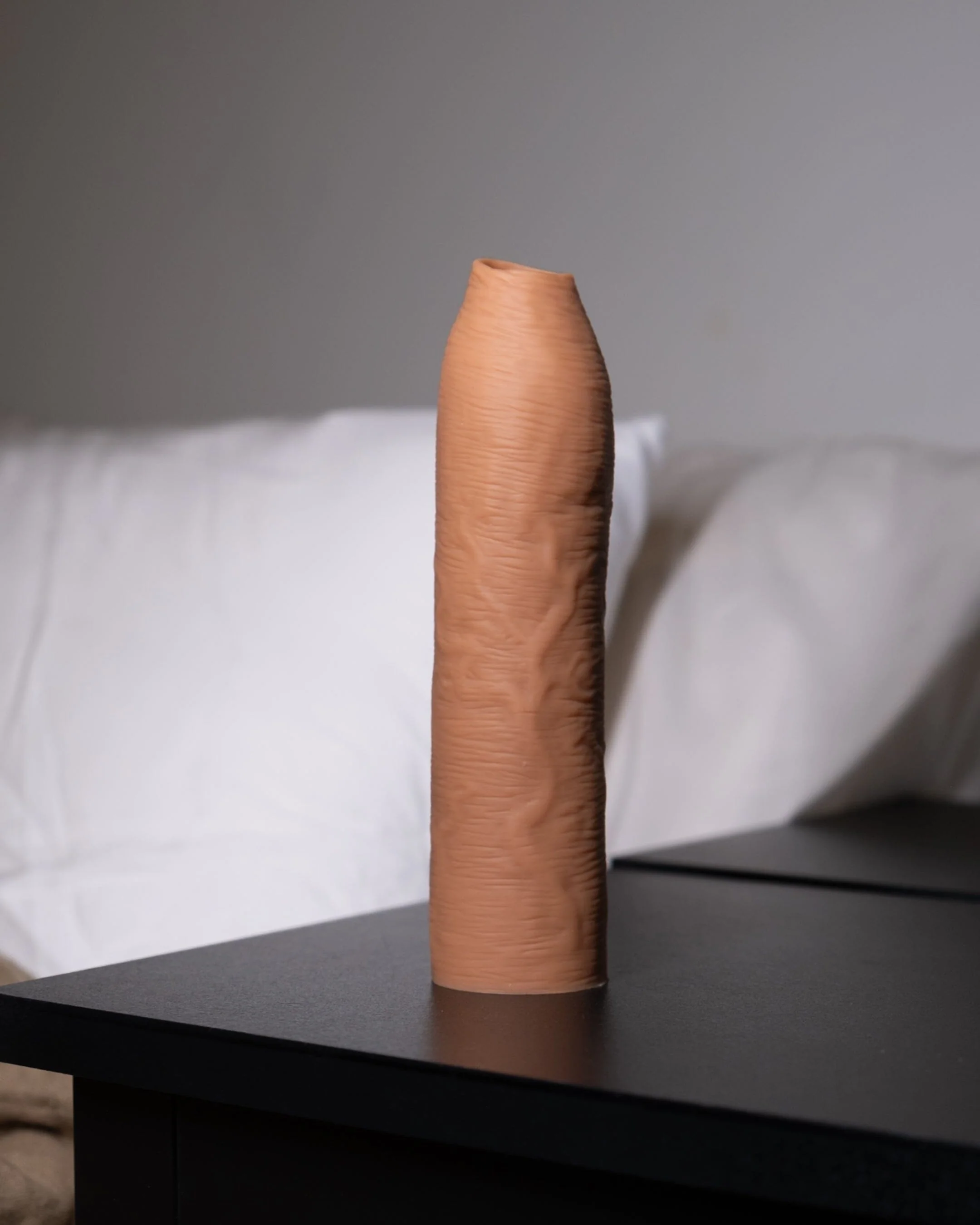 Uncut Silicone Penis Enhancer, 7-Inches, Hood-Up Foreskin - Image 5