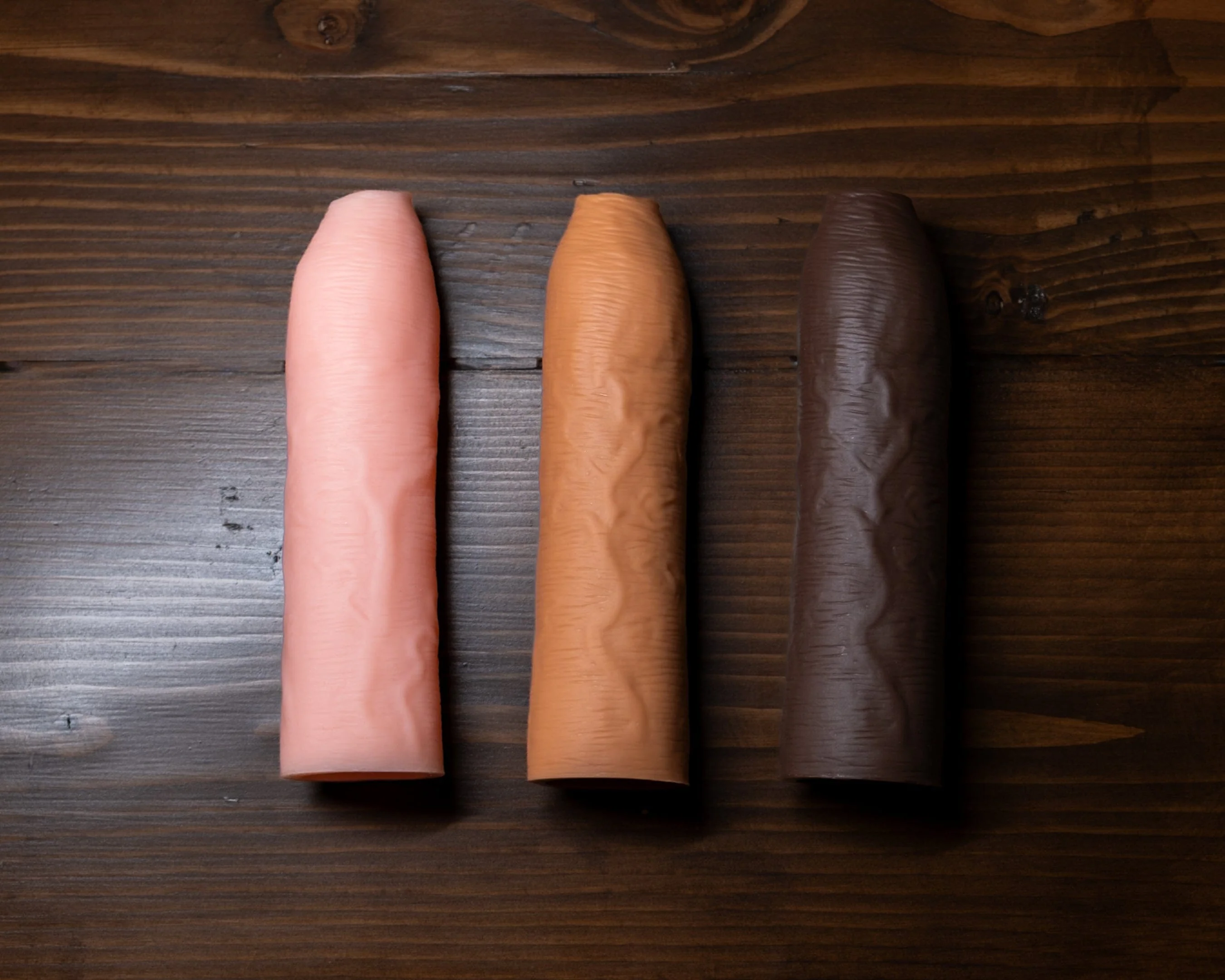 Uncut Silicone Penis Enhancer, 7-Inches, Hood-Up Foreskin - Image 8