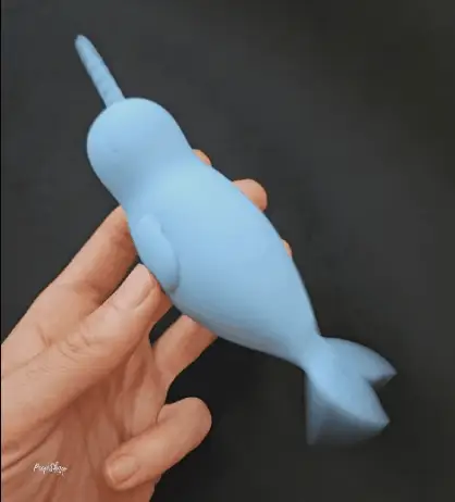 Unihorn of the Sea - Narwhal 2× Flutter Vibrator